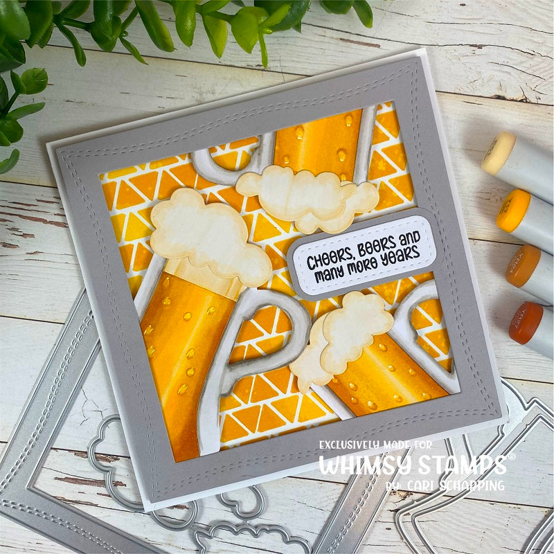 **NEW Brewskis Clear Stamps - Whimsy Stamps