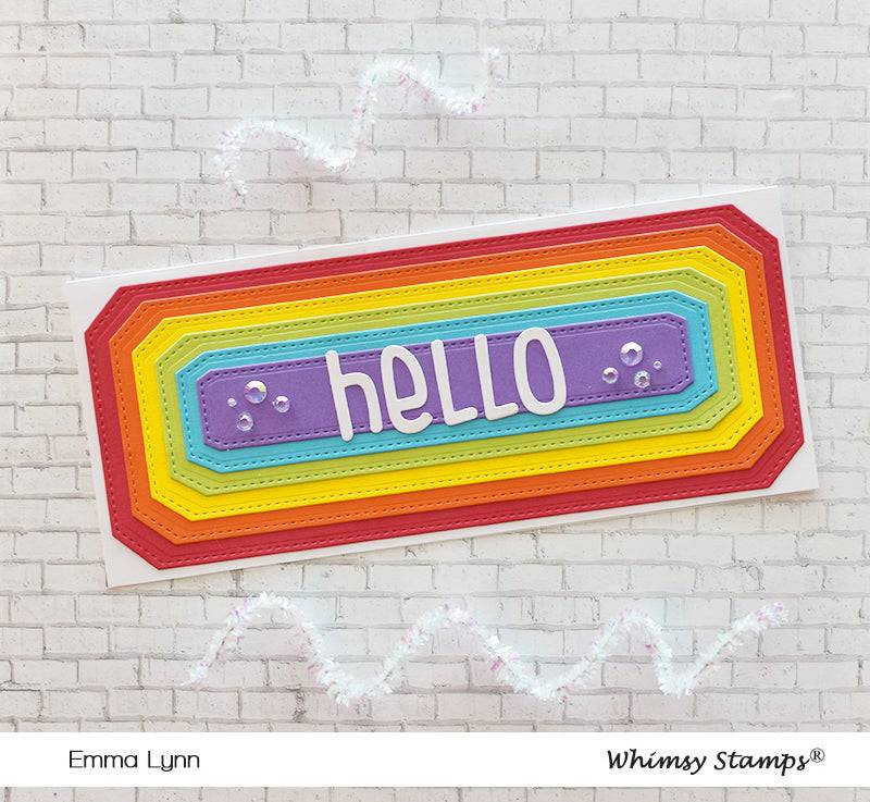 Cutie ABC Die Set - Whimsy Stamps