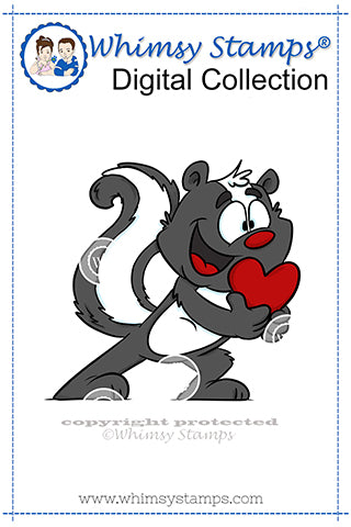 Gift of Love - Digital Stamp - Whimsy Stamps