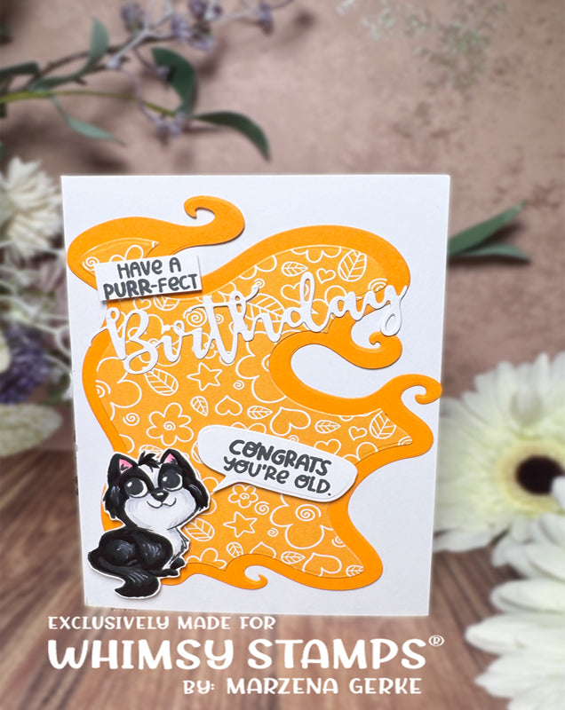 Curly Frame Die Set - Whimsy Stamps