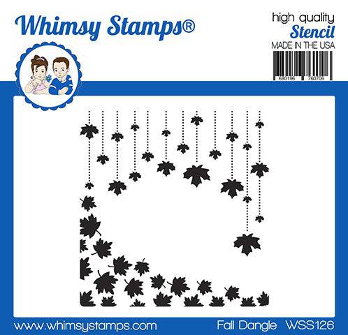 Fall Dangle Stencil - Whimsy Stamps