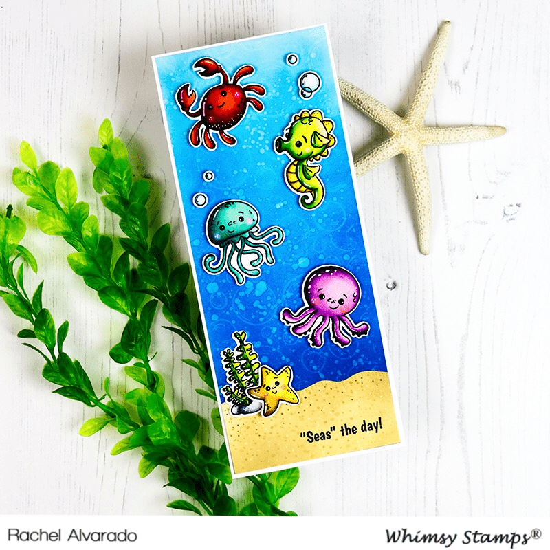 Baby Sea Creatures Clear Stamps - Whimsy Stamps